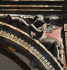 Rechter Zwickel des elften Arkadebogen