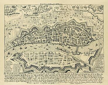 Bremen-Plan aus dem Jahr 1666 | Foto: Staatsarchiv Bremen
