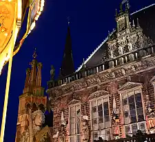 Ein Blick auf einen Teil des Bremer Rathauses Ein Blick auf einen Teil des Bremer Rathauses