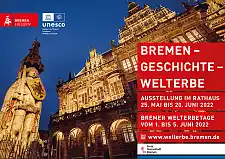 Vom Flyer Bremen-Geschichte-Welterbe die erste Seite Vom Flyer Bremen-Geschichte-Welterbe die erste Seite