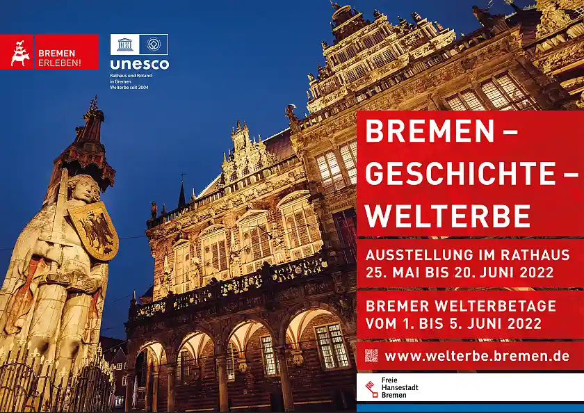 Vom Flyer Bremen-Geschichte-Welterbe die erste Seite