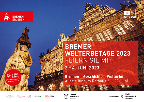 Plakat Bremer Welterbetage 2023.
