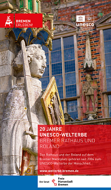 Plakat: 20 Jahre UNESCO-Welterbe Rathaus und Roland