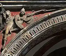 Linker Zwickel des fünften Arkadebogens Linker Zwickel des fünften Arkadebogens