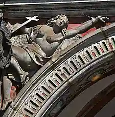 Linker Zwickel des sechsten Arkadebogens Linker Zwickel des sechsten Arkadebogens