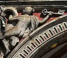 Linker Zwickel des siebten Arkadebogen Linker Zwickel des siebten Arkadebogen
