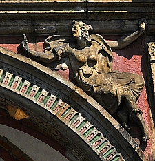 Rechter Zwickel des neunten Arkadebogen