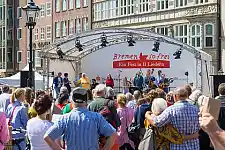 Bühne auf dem Marktplatz