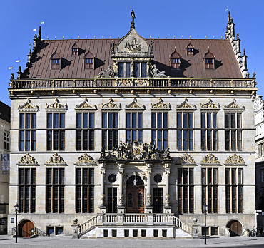 Haus Schütting, Sitz der Handelskammer Bremen - IHK für Bremen und Bremerhaven.