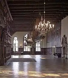 Blick in die Obere Halle des Bremer Rathauses Blick in die Obere Halle des Bremer Rathauses