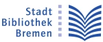 Logo der Stadtbibliothek Bremen. Die Stadtbibliothek sichert und vermittelt aktiv den Zugang zum kulturellen Erbe der Menschheit 