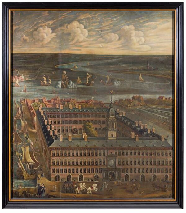 Neuer Glanz für das Hansekontor – Gemälde in der Oberen Halle wird restauriert