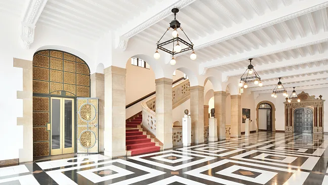Die Marmoretage im Neuen Rathaus ist Teil der Führungen am diesjährigen UNESCO-Welterbetag, 7. Juni 2026.