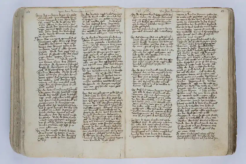 Blick in das Ratsdenkelbuch.