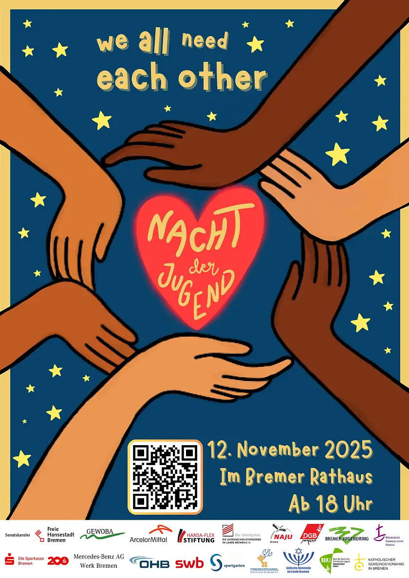 Plakat der Nacht der Jugend 2025