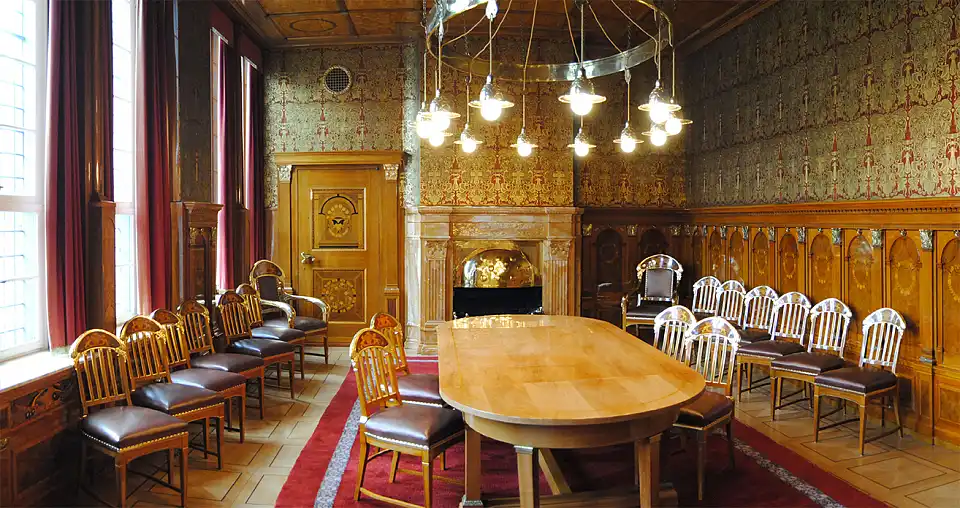 Bild der G&uuml;ldenkammer im reinen Jugendstil