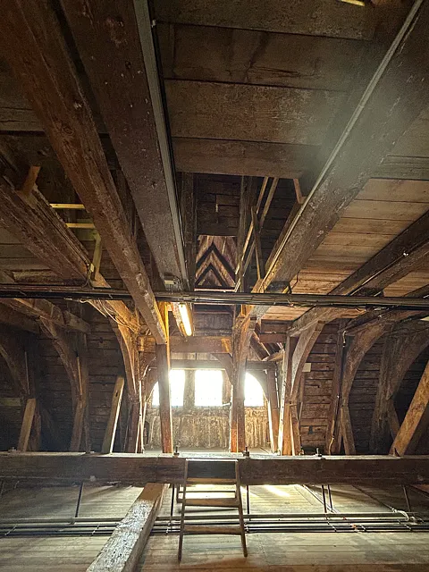 Altes Rathaus Bremen – Blick auf den Dachboden
