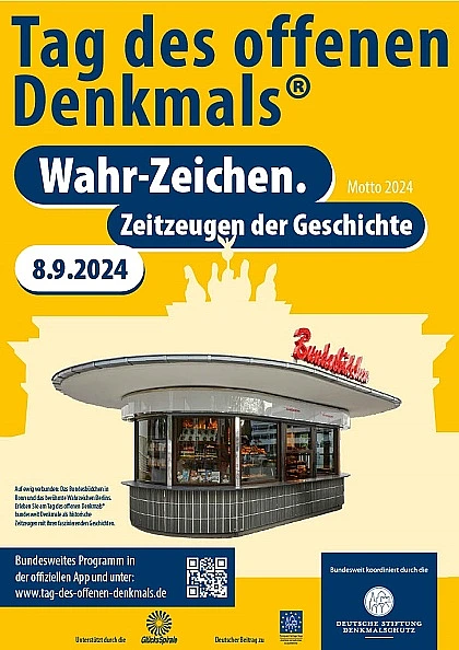 Das Plakat zum Tag des offenen Denkmals 2024
